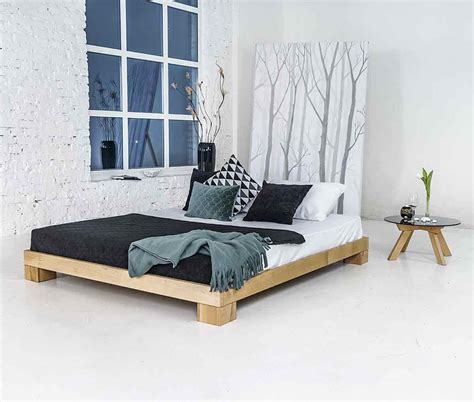 Cube Bed Frame 120x200 Solid Beech 424885 Dkk