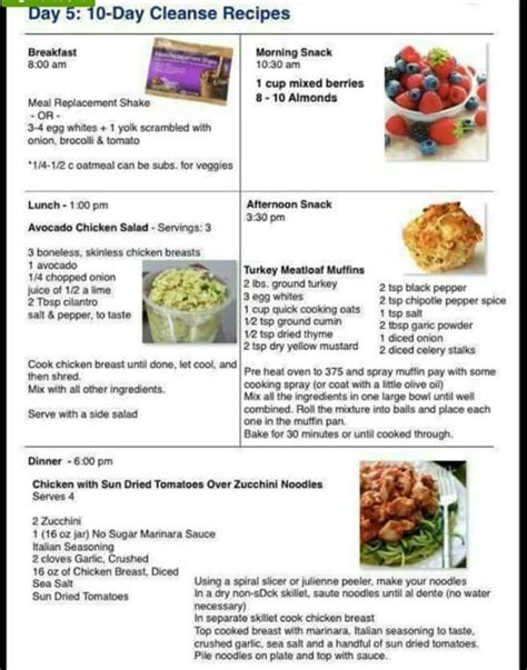 Pinterest Advocare Recipes Advocare Cleanse Recipes Advocare Meal Plan