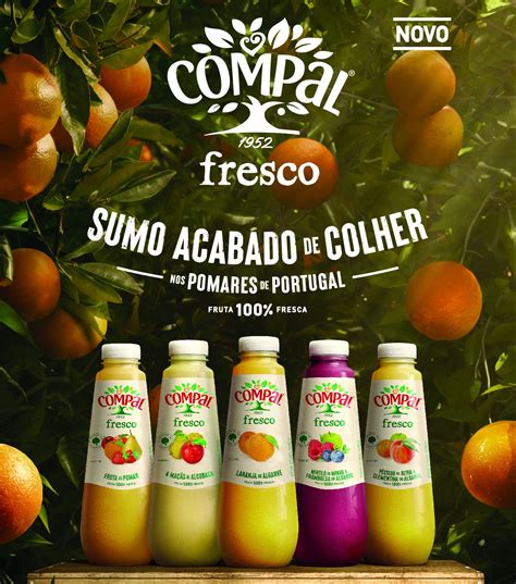 Compal Lança Nova Gama De Sumo Refrigerado Feito Com Fruta Fresca