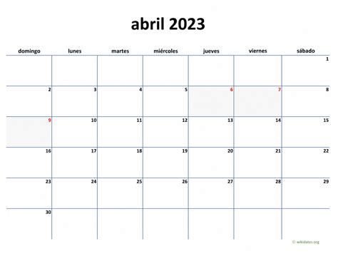 Calendario Abril 2023 Para Imprimir 【2023】 Globalendar En  Y Pdf