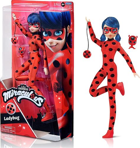 Miraculous Ladybug Collection Of 6 Figures 6” Action Figure Super