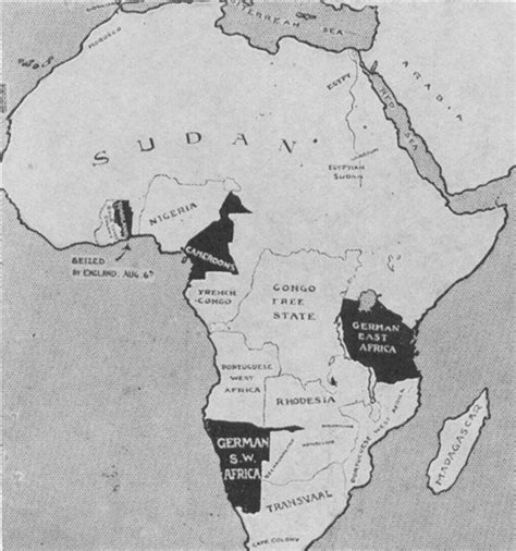 Wow Look How Much Of Africa Was Once Sudan Map Of German Possessions