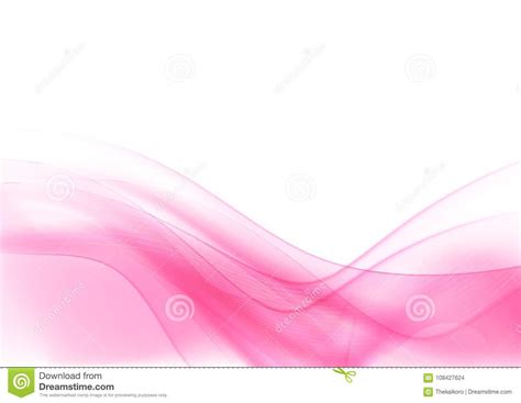 Curve And Blend Light Pink Abstract Background 005 Stock Vector
