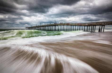 The outer banks is a long string of barrier islands off the coast of north carolina. Outer Banks Nc North Carolina Beach Seascape Photography Obx Photograph by Dave Allen