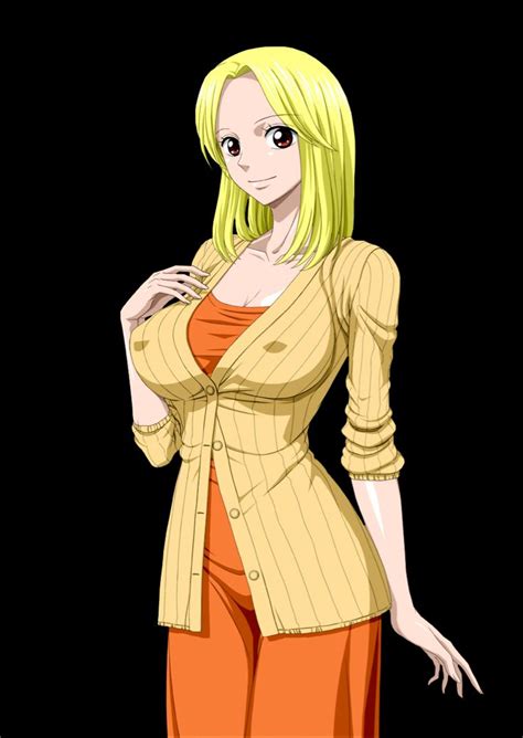 An Anime Character With Blonde Hair And Orange Pants