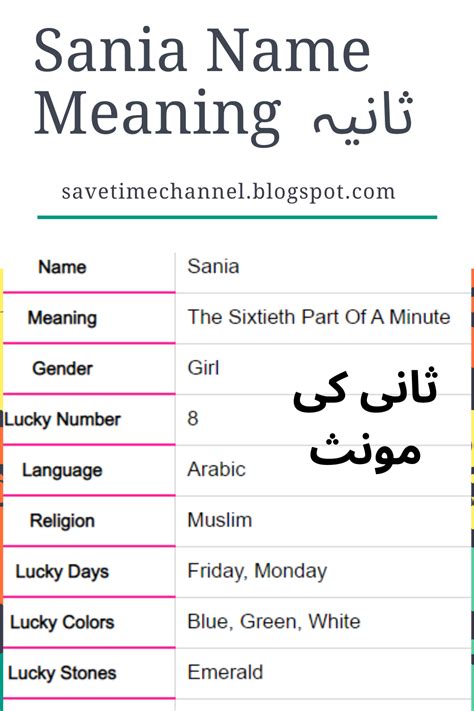 sania name meaning in urdu girl name ثانیہ names with meaning