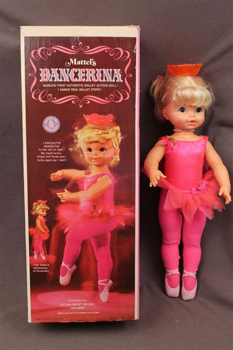Mattel Dancerina Ballerina Doll 1968 Battery Operated Dolls Vintage Toys 1960s Ballerina Doll