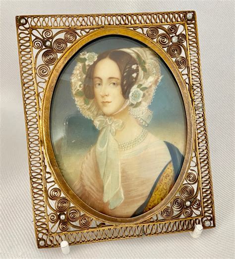 Victorian Miniature Portrait C1870 673712 Uk