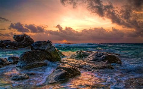 Aruba Sunrise Mac Wallpaper Download Allmacwallpaper