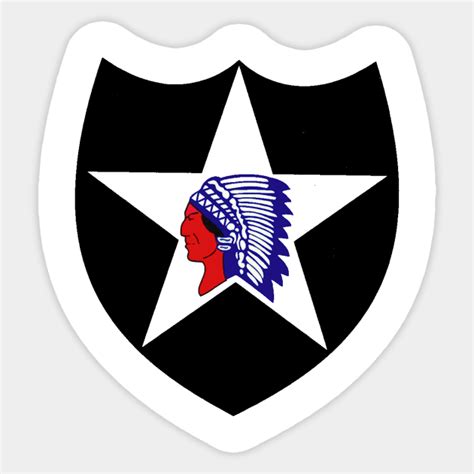 Second Infantry Division 2nd Infantry Division Patch Sticker