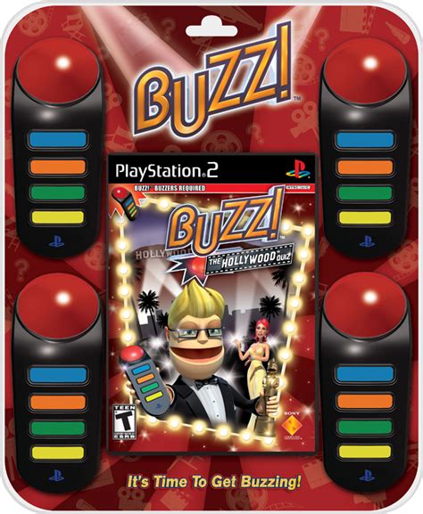 Buzz The Hollywood Quiz Bundle Sony Playstation 2 Game