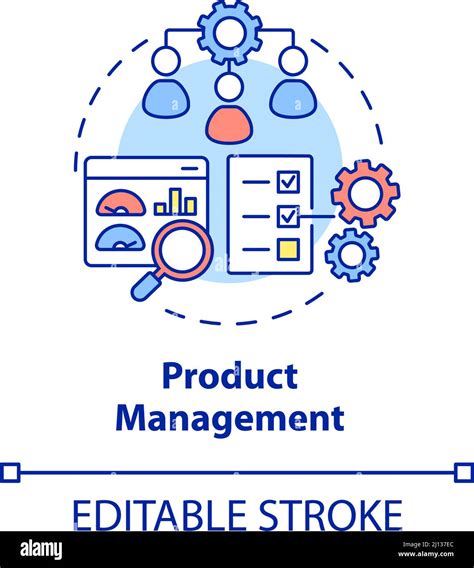 Product Management Concept Icon Stock Vector Image And Art Alamy