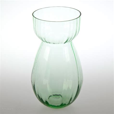 Antiques Atlas Retro Olive Green Glass Vase