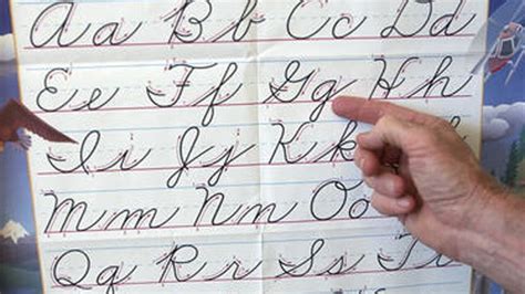 Proposed Cursive Writing Requirement Is Back