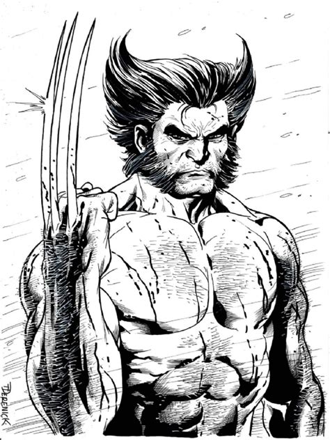 Wolverine Logan By Tom Derenick In Joe F S Marvel Wolverine Logan Comic Art Gallery Room