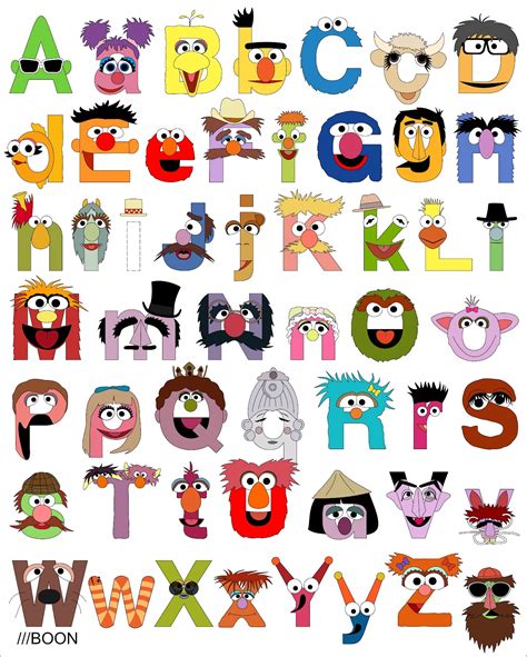 Muppet Mania Sesame Street Alphabet