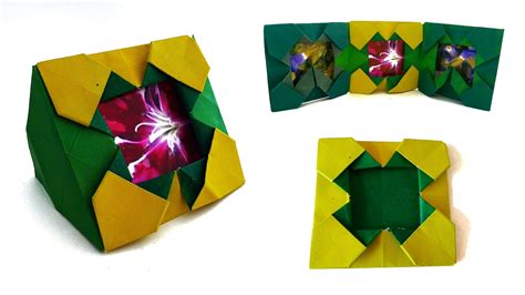 Useful Origami Paper Photo Frame Stand Album Origami Paper