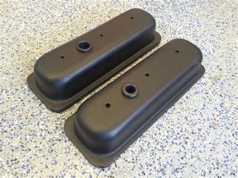 Find Smooth Black 43 V6 Tall Aluminum Valve Covers Clears Roller