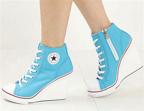 Converse Wedge Heels Pitch Perfect Casual Shoes Converse Heels
