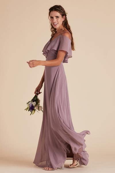 Jane Convertible Chiffon Bridesmaid Dress In Dark Mauve
