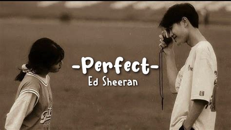 Perfect Ed Sheeran Speed Up Lyrics Youtube