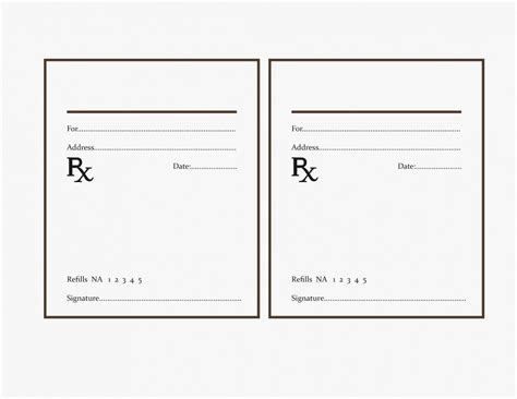 Related for prescription label template. Blank Printable Prescription Labels - Pin By Melissa Monteleone On Baby Label Templates ...