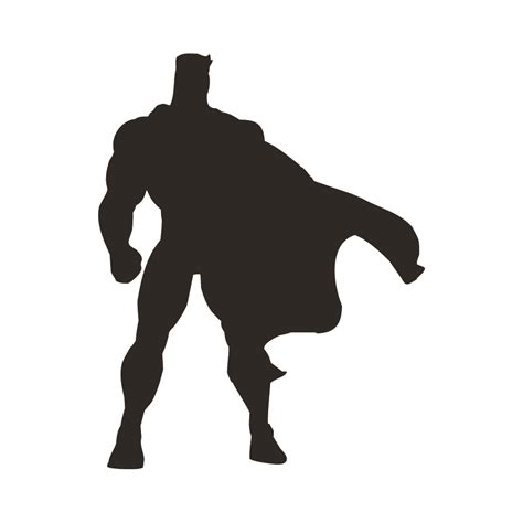 Free Superhero Silhouette At Getdrawings Free Download