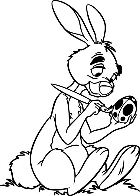 Coloriage lapin enseignant comme bugs bunny. Coloriage Coco Lapin et dessin à imprimer