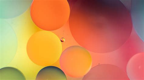 Download Wallpaper 2560x1440 Bubbles Colorful Gradient Water