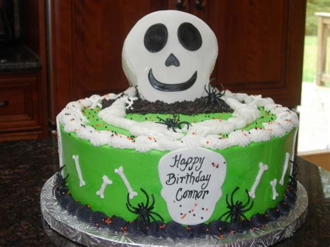 Skeleton Birthday Cake