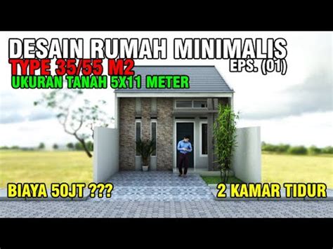 1,327 likes · 125 talking about this. Desain Rumah 5x11 meter Minimalis Modern | 2 Kamar Tidur ...