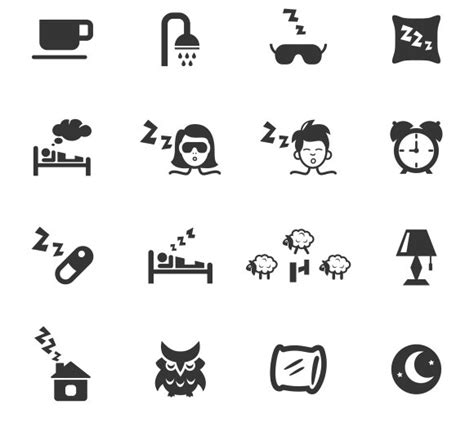 Sleep Icons ~ Icons ~ Creative Market