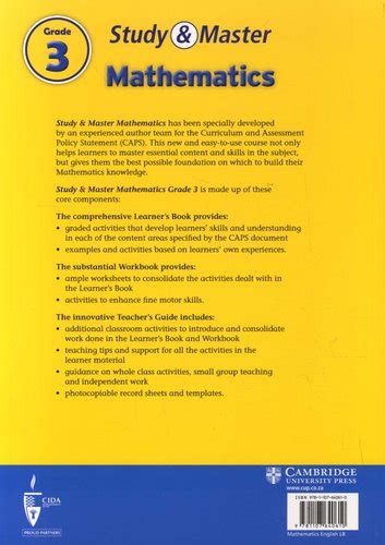 Study And Master Mathematics Grade 3 Paperback Gaynor Cozens Cheryl