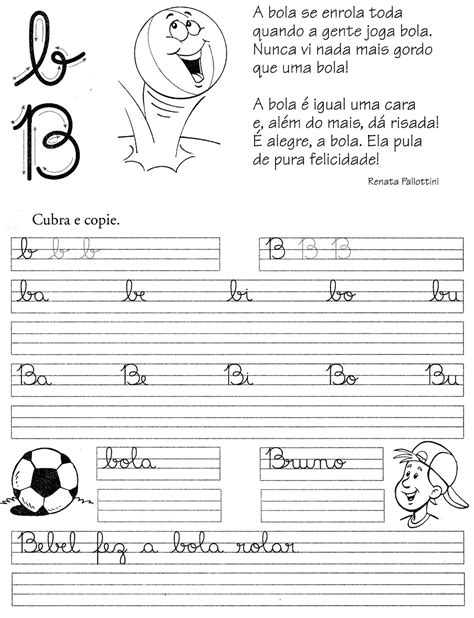 Atividades e ideias de Exercicios de caligrafia com letra cursiva Atividades Educação