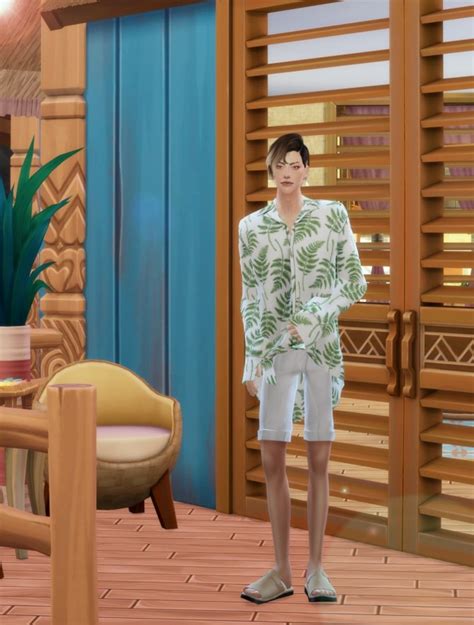 Male Long Shirt At Chaessi Sims Updates