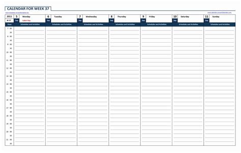 Excel Calendars