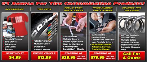 Canadian tire offers the largest selection of tire brands in canada such as michelin, goodyear, pirelli, and motomaster. TIRE STICKERS | Tire lettering for tire sidewalls worldwide