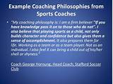 Soccer Coaching Philosophy Examples