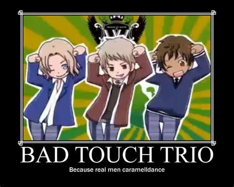 aph bad touch trio poster bad touch trio hetalia bad friends