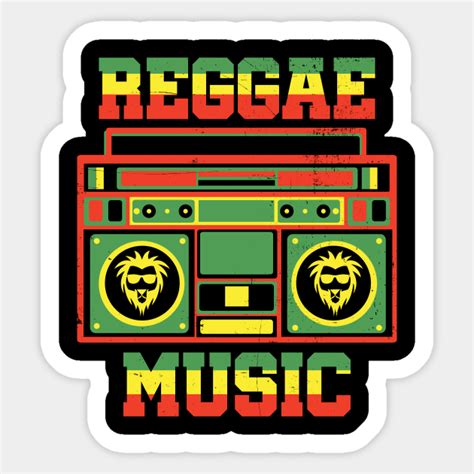 Reggae Music Reggae Sticker Teepublic Au