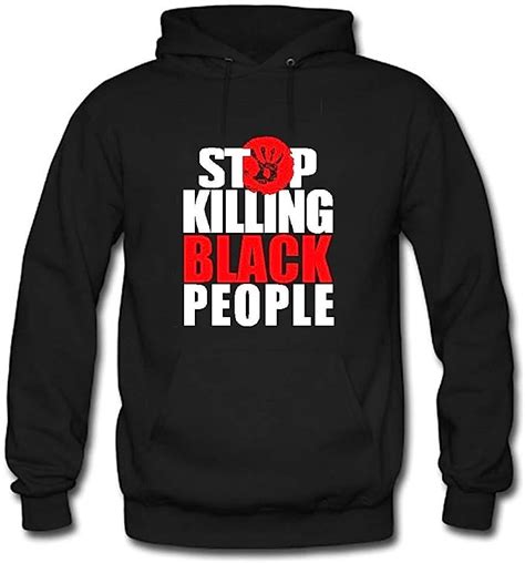 Hkdiy Stop Killing Black People Custom Womens Printed Hoodie Amazon