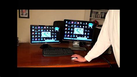 Then go ahead and connect one end to the monitor and the other end to the computer. How To Install Dual Monitors For Your Computer - YouTube