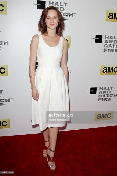 Kerry Bishe Attends Amcs New Series Halt And Catch Fire Los News