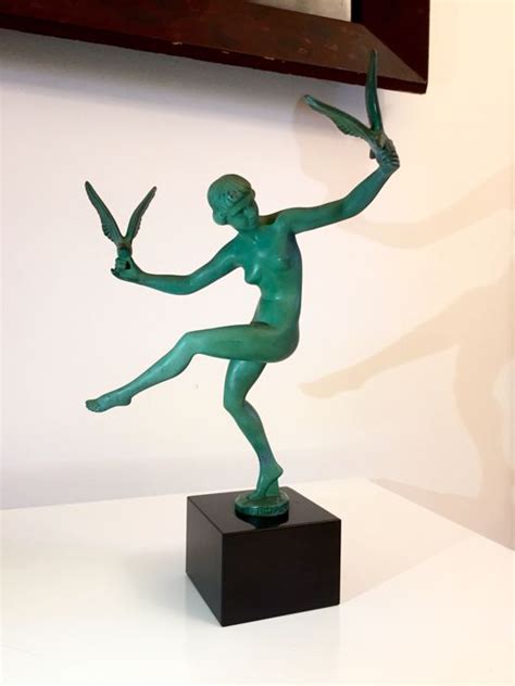 Marcel Bouraine Briand Art Deco Sculpture Nude Dancer Catawiki