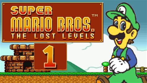 Super Mario Bros The Lost Levels 🍄 1 Luigi Challenge Youtube
