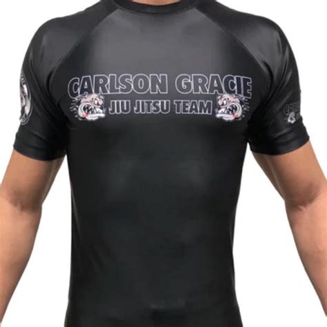Carlson Gracie Short Sleeve Rashguard Rashguards Shimeru Judo And Jiu