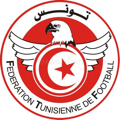 The Emblem Of The Tunisian Football Team Editorial Stock Image