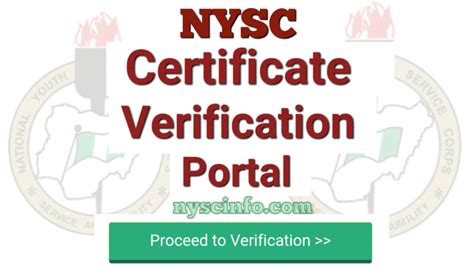 Nysc Certificate Number Verification How To Go About It