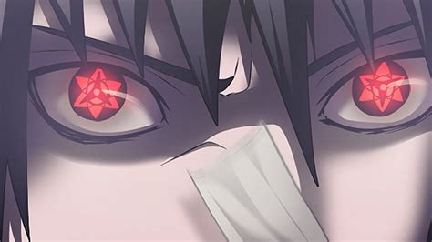 Uchiha Sasuke's Eternal Mangekyō Sharingan Drawing - Naruto Manga 553