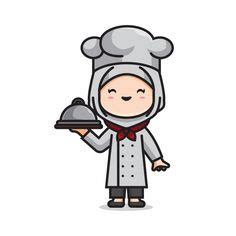 100 free muslim islam vectors pixabay. Hasil gambar untuk gambar koki muslimah | Desain logo ...